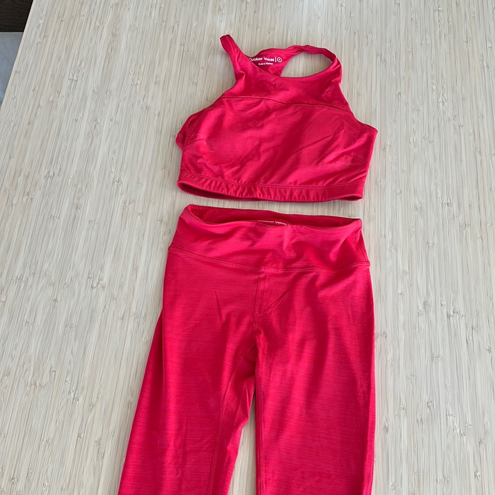 Red Outdoor Voices Set